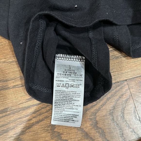 Gap Girl’s Long Sleeve Rhinestone Long Sleeve - Size Large - Picture 5 of 5